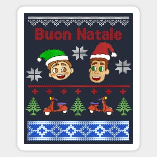 Bruno's Ugly Christmas Sweater Sticker